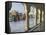 Group of Sikh Women Pilgrims Walking Around Holy Pool, Golden Temple, Amritsar, Punjab State, India-Eitan Simanor-Framed Stretched Canvas