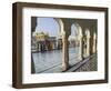 Group of Sikh Women Pilgrims Walking Around Holy Pool, Golden Temple, Amritsar, Punjab State, India-Eitan Simanor-Framed Photographic Print