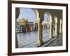 Group of Sikh Women Pilgrims Walking Around Holy Pool, Golden Temple, Amritsar, Punjab State, India-Eitan Simanor-Framed Photographic Print