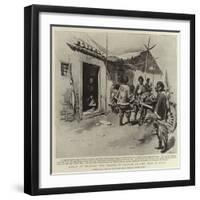 Group of Soldiers and Coolies at Palikao on the Road to Pekin-Charles Edwin Fripp-Framed Giclee Print