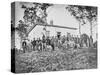 Group of Soldiers at Camp During American Civil War-Stocktrek Images-Stretched Canvas