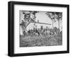 Group of Soldiers at Camp During American Civil War-Stocktrek Images-Framed Photographic Print