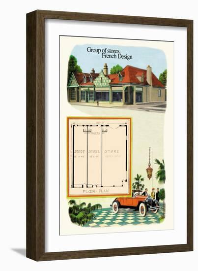 Group of Stores: French Design-Geo E. Miller-Framed Art Print