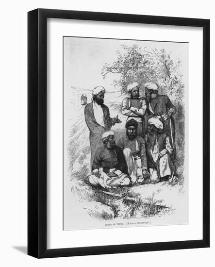 Group of Thugs, after a Photograph-null-Framed Giclee Print