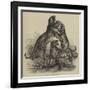 Group of Tigers Fighting-null-Framed Giclee Print