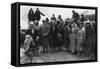 Group of Tourists Visiting Svartisen, Northern Norway, 1929-null-Framed Stretched Canvas