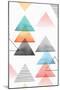 Group of Triangles I-Isabelle Z-Mounted Art Print