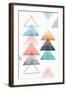 Group of Triangles II-Isabelle Z-Framed Art Print