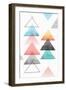 Group of Triangles II-Isabelle Z-Framed Art Print