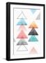 Group of Triangles II-Isabelle Z-Framed Art Print