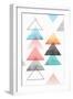 Group of Triangles II-Isabelle Z-Framed Art Print