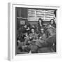 Group of Us Army Nurses Relaxing During Stopover on Guam En Route to their Final Destinations-J^ R^ Eyerman-Framed Photographic Print