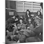 Group of Us Army Nurses Relaxing During Stopover on Guam En Route to their Final Destinations-J^ R^ Eyerman-Mounted Photographic Print
