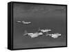 Group of Us Navy Bombers Flying in Formation-Carl Mydans-Framed Stretched Canvas