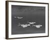 Group of Us Navy Bombers Flying in Formation-Carl Mydans-Framed Photographic Print