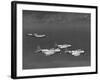 Group of Us Navy Bombers Flying in Formation-Carl Mydans-Framed Photographic Print