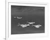 Group of Us Navy Bombers Flying in Formation-Carl Mydans-Framed Photographic Print