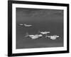 Group of Us Navy Bombers Flying in Formation-Carl Mydans-Framed Photographic Print