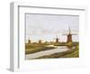 Group of Windmills at Schermenpolder Netherlands-null-Framed Photographic Print