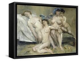 Group of Women, 1904-Lovis Corinth-Framed Stretched Canvas