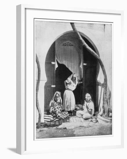 Group of Women, Algeria, Africa, Late 19th Century-John L Stoddard-Framed Giclee Print