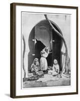 Group of Women, Algeria, Africa, Late 19th Century-John L Stoddard-Framed Giclee Print