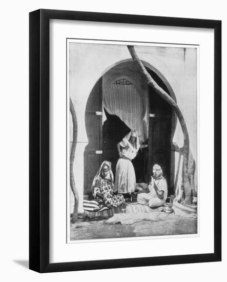 Group of Women, Algeria, Africa, Late 19th Century-John L Stoddard-Framed Giclee Print