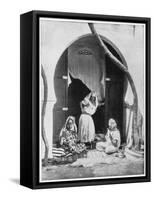 Group of Women, Algeria, Africa, Late 19th Century-John L Stoddard-Framed Stretched Canvas