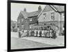 Group of Women Visitors in Front of a School, Croydon, 1937-null-Framed Photographic Print