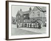 Group of Women Visitors in Front of a School, Croydon, 1937-null-Framed Photographic Print