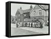 Group of Women Visitors in Front of a School, Croydon, 1937-null-Framed Stretched Canvas