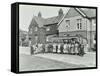 Group of Women Visitors in Front of a School, Croydon, 1937-null-Framed Stretched Canvas