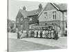 Group of Women Visitors in Front of a School, Croydon, 1937-null-Stretched Canvas