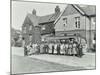 Group of Women Visitors in Front of a School, Croydon, 1937-null-Mounted Photographic Print