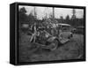 Group of Women with Rifles, 1930-Marvin Boland-Framed Stretched Canvas