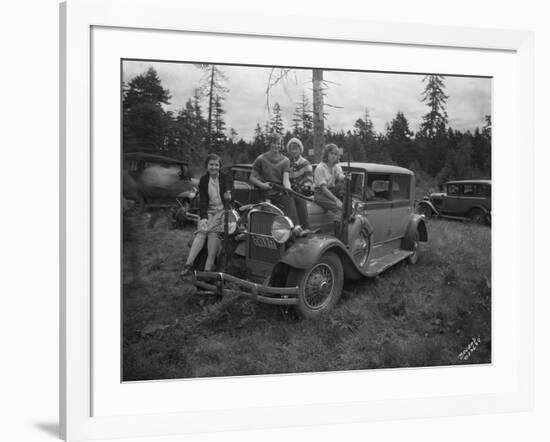 Group of Women with Rifles, 1930-Marvin Boland-Framed Giclee Print