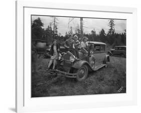 Group of Women with Rifles, 1930-Marvin Boland-Framed Giclee Print