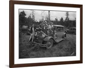 Group of Women with Rifles, 1930-Marvin Boland-Framed Giclee Print
