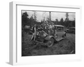 Group of Women with Rifles, 1930-Marvin Boland-Framed Giclee Print