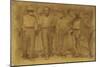 Group of Workers, Study for Fourth State, Circa 1898-Giuseppe Pellizza da Volpedo-Mounted Giclee Print