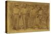 Group of Workers, Study for Fourth State, Circa 1898-Giuseppe Pellizza da Volpedo-Stretched Canvas