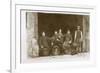 Group of Working Men with a Dog, France-null-Framed Photographic Print