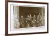 Group of Working Men with a Dog, France-null-Framed Photographic Print