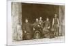 Group of Working Men with a Dog, France-null-Mounted Photographic Print