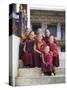 Group of Young Buddhist Monks, Karchu Dratsang Monastery, Jankar, Bumthang, Bhutan-Angelo Cavalli-Stretched Canvas