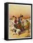 Group of Young Men Play Football in Sudan, are They Aware of the Handball Rule?-null-Framed Stretched Canvas