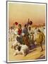 Group of Young Men Play Football in Sudan, are They Aware of the Handball Rule?-null-Mounted Art Print