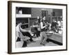 Group of Young People at Silver Blades Bowling Alley, Sheffield, South Yorkshire, 1965-Michael Walters-Framed Photographic Print