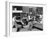 Group of Young People at Silver Blades Bowling Alley, Sheffield, South Yorkshire, 1965-Michael Walters-Framed Photographic Print