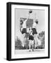 Group of Young Woman Playing Basketball-null-Framed Photo